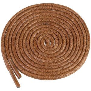 2 Pair Waxed Shoe Laces Round Solid Woven Shoelaces 120cm/47.24" Red Brown